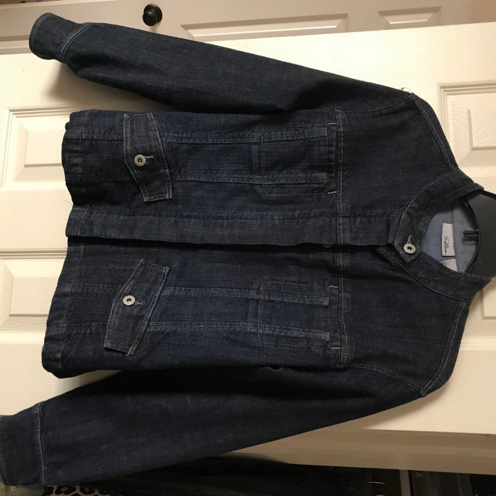 Chico's Platinum Denim Jacket